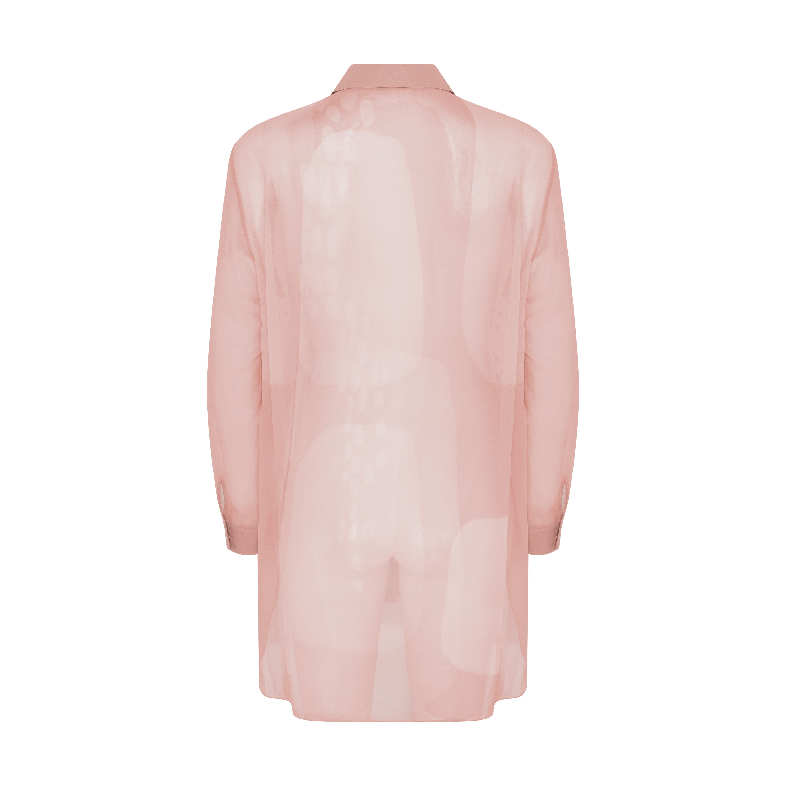 CAMISA GEORGETTE GUEPARDO ROSA