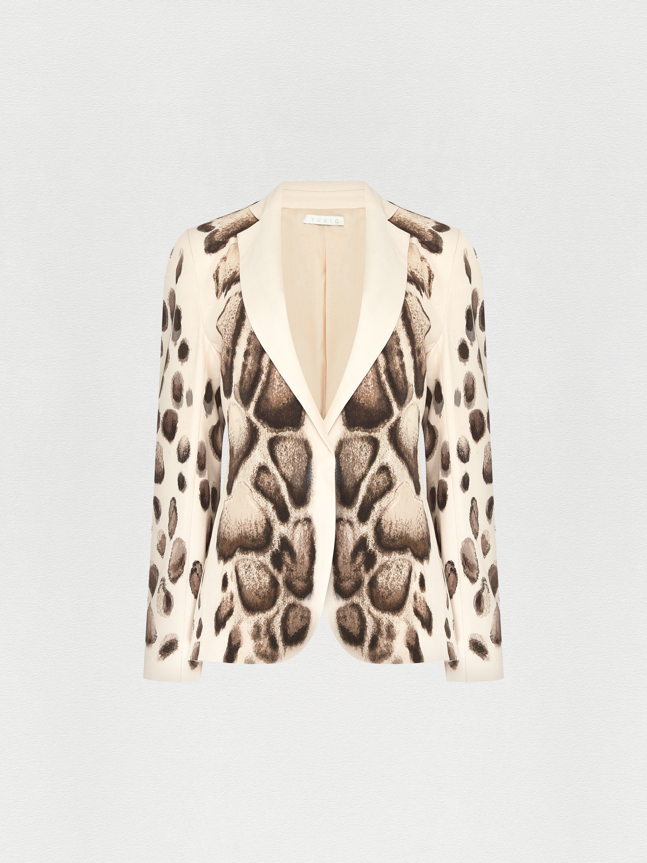 BLAZER ACINTURADO CREPE PATOU SKIN NATURAL