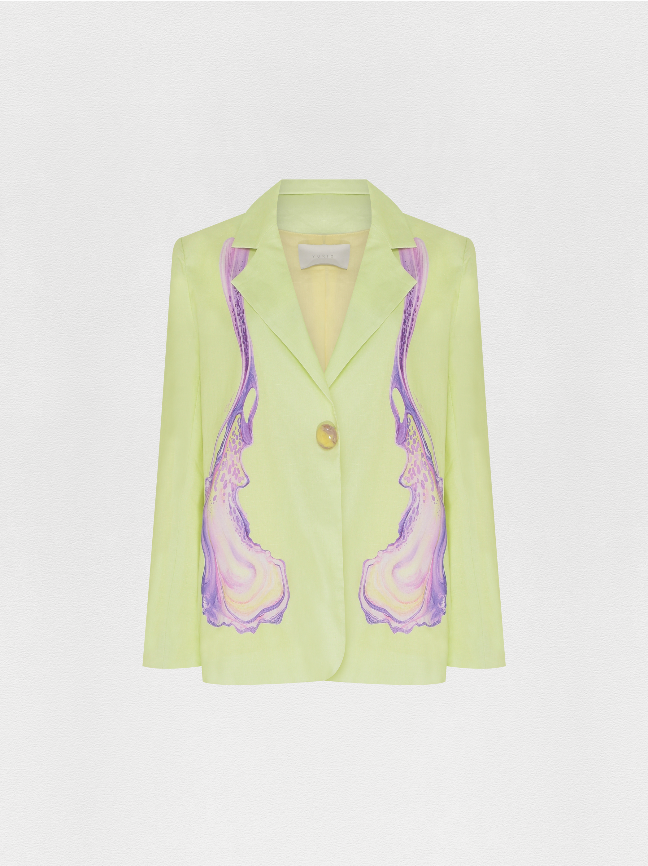 BLAZER LINHO FLORAL CITRUS