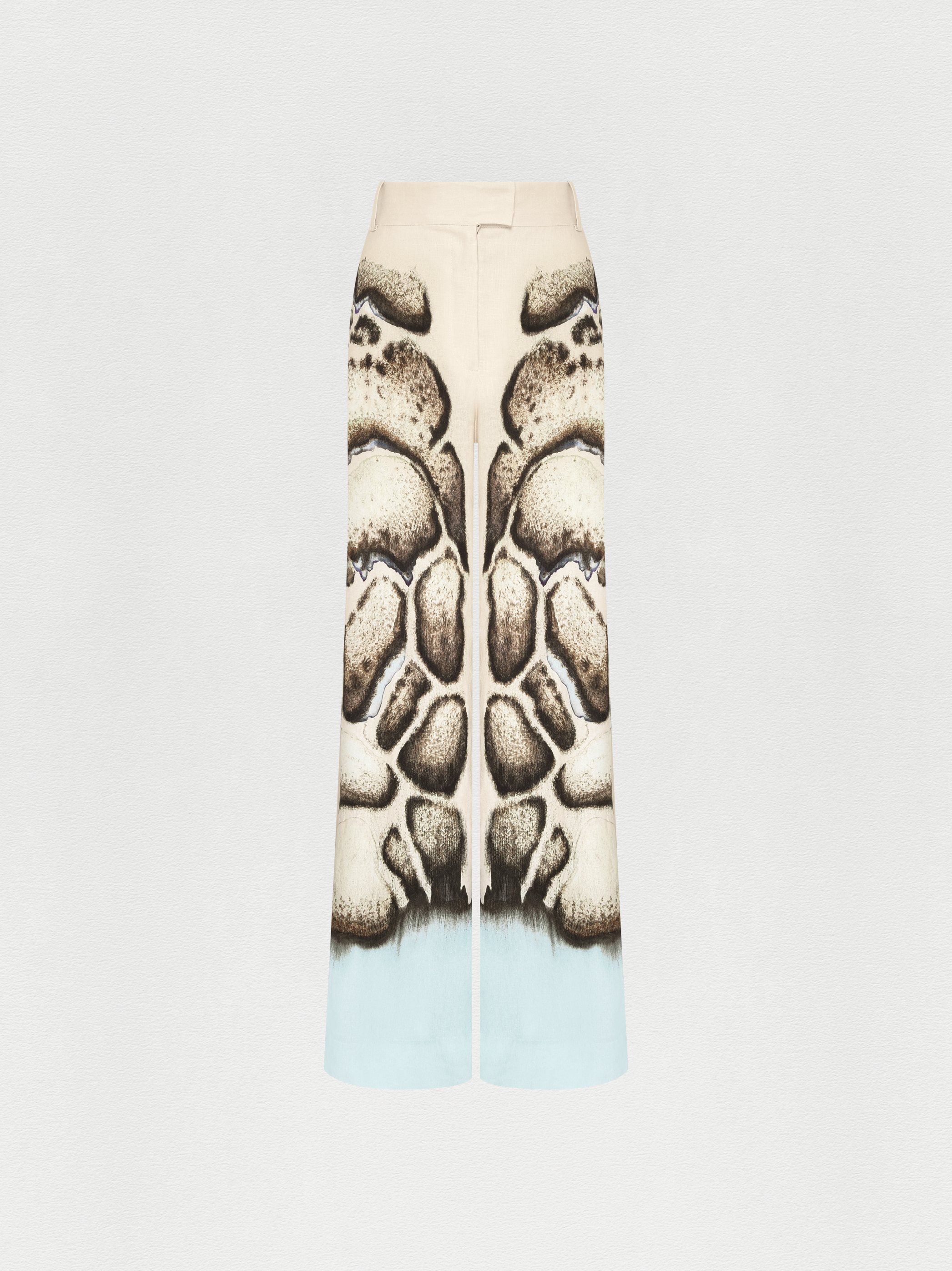 CALÇA PANTALONA DE LINHO  SKIN BARRADO
