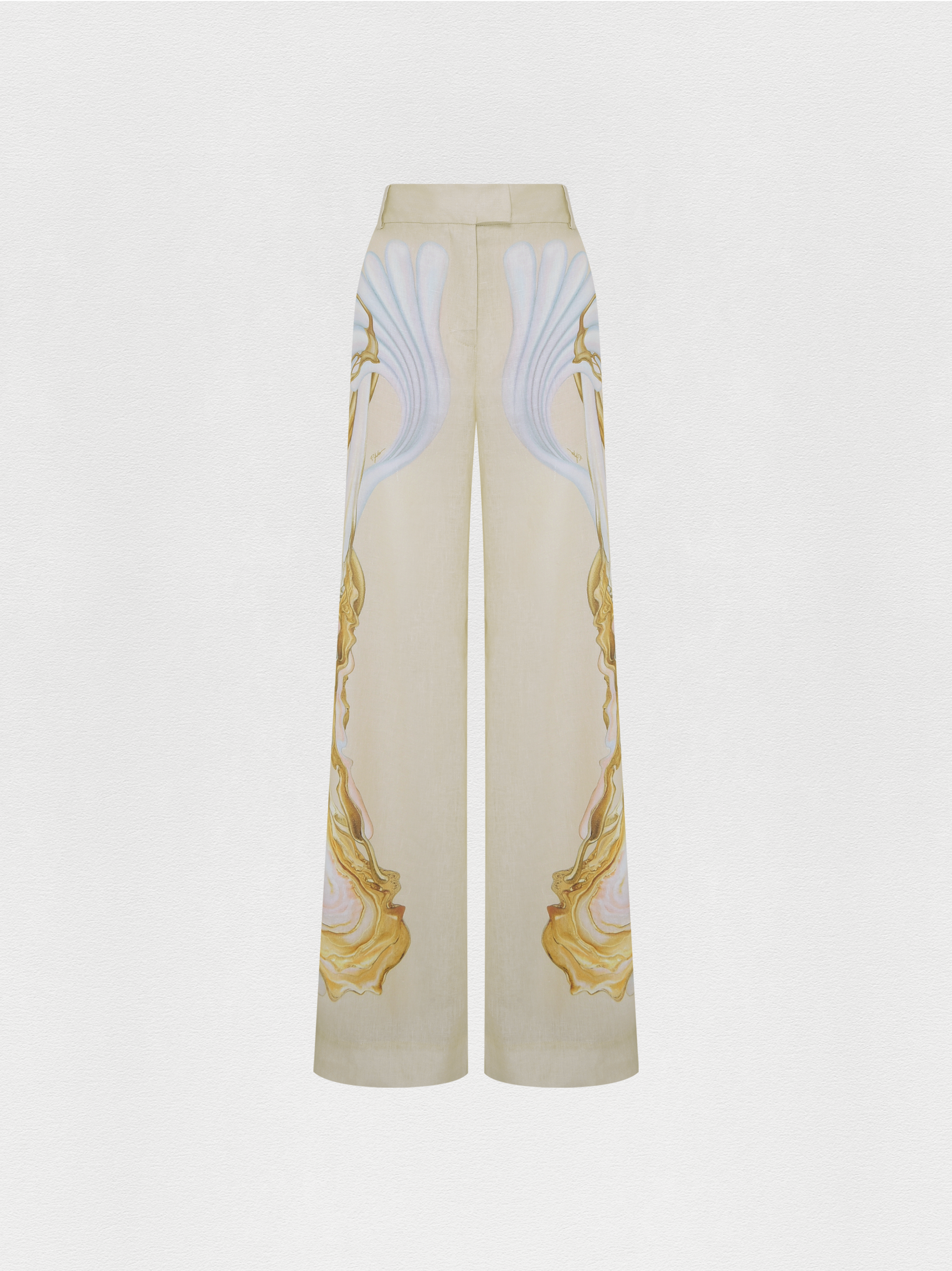 CALÇA PANTALONA LINHO IRIS GOLD