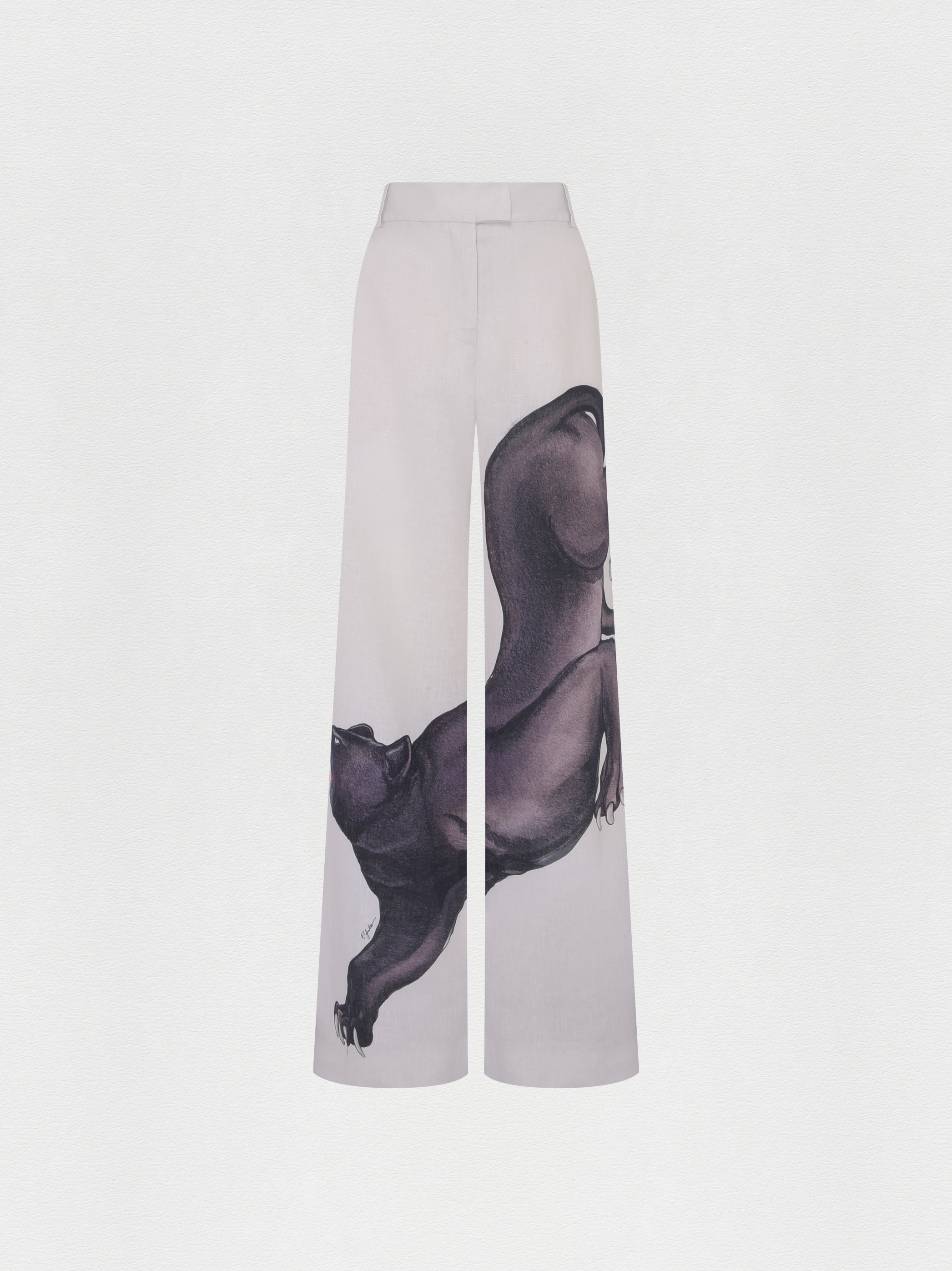 CALÇA RETA LINHO PANTERA