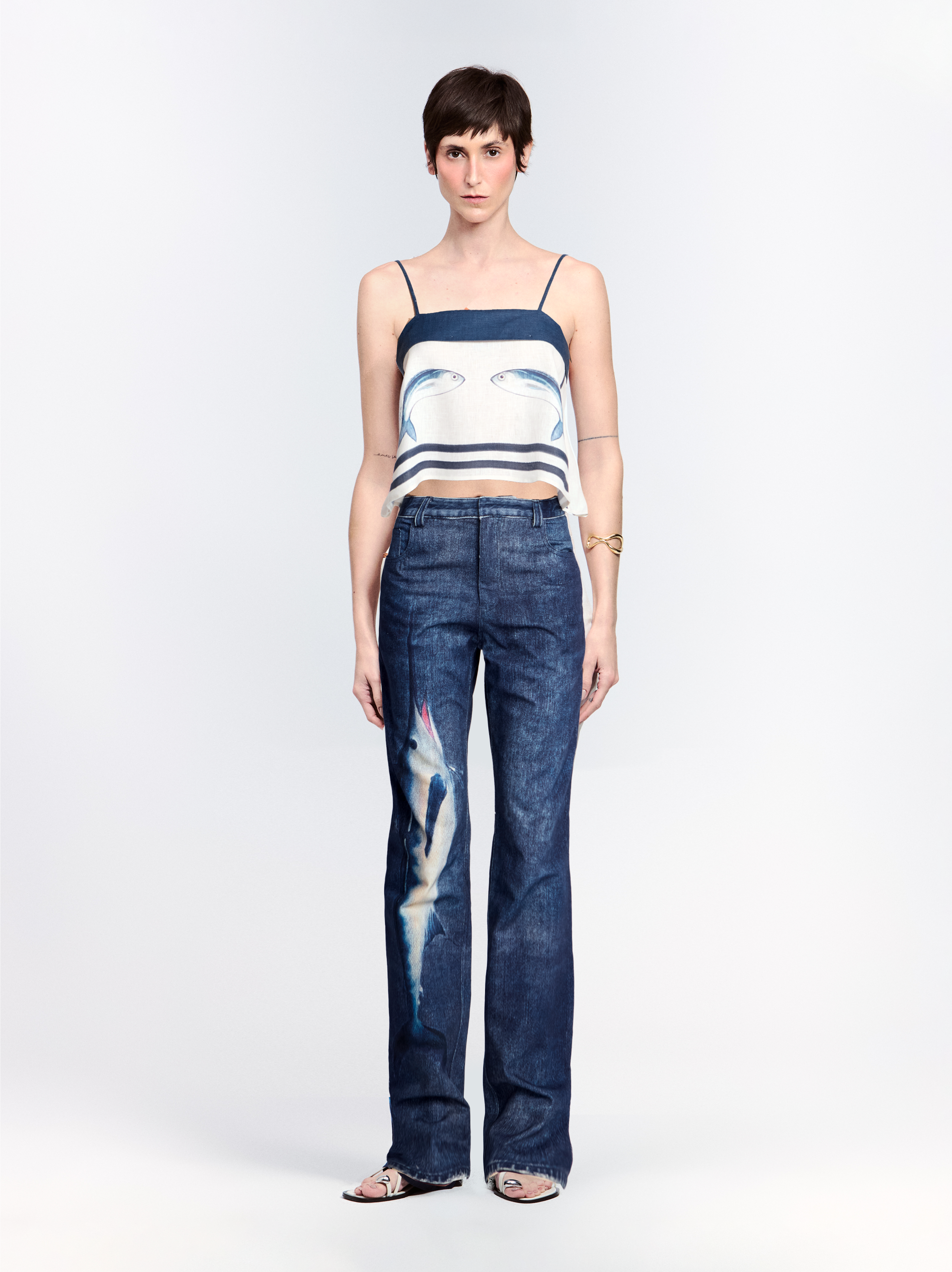 CALÇA JEANS RETA MARLIN