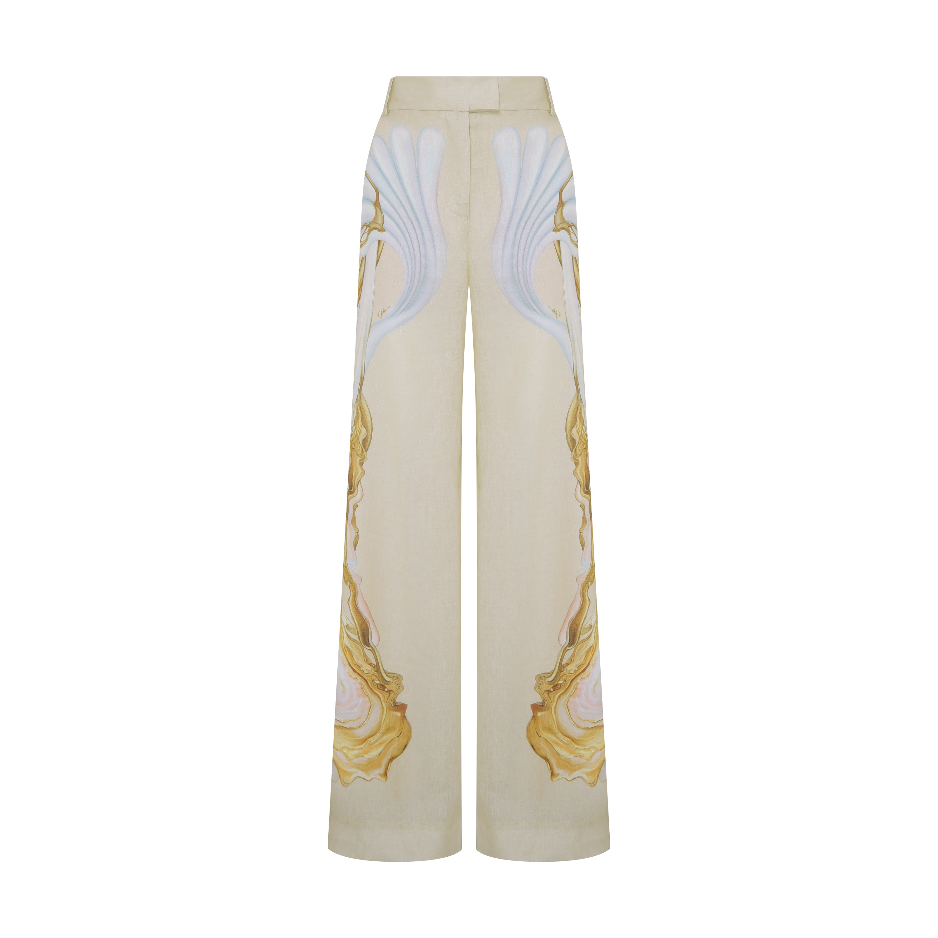 CALÇA PANTALONA LINHO IRIS GOLD