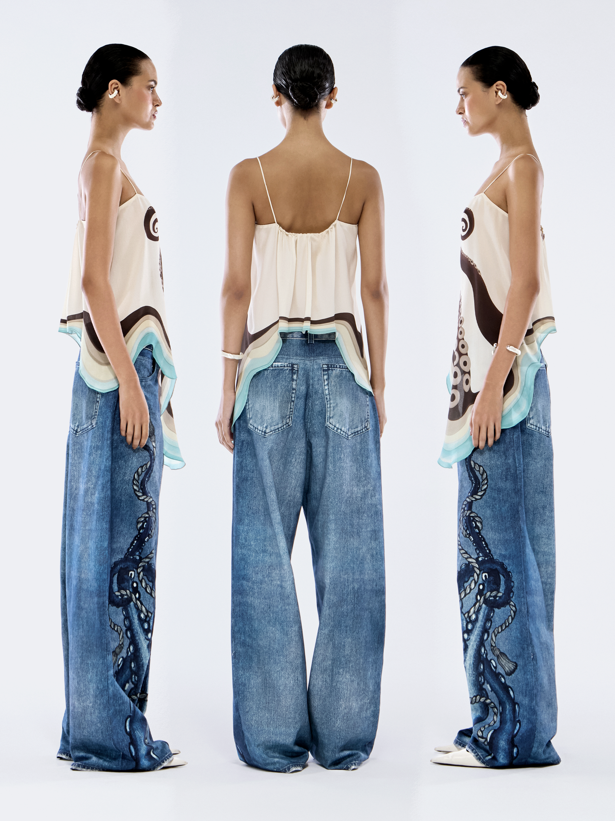 CALÇA PANTALONA JEANS POLVO